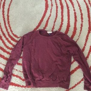 Maroon crew neck